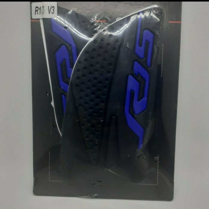 TANK SIDEPAD YAMAHA YZF R15 V3 SHARK POWER RUBBER KARET TANKPAD