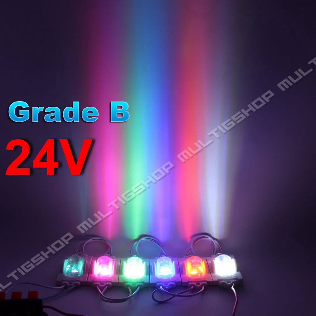 100Pcs Modul LED Alis Roda 2835 Tipe 5830 24V - RGB - Grade B