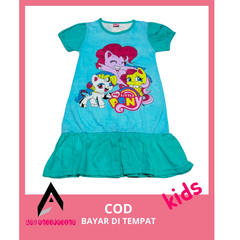 Baju Anak Perempuan Usia 2-3 Tahun Daster Anak Perempuan  LITTLE PONY