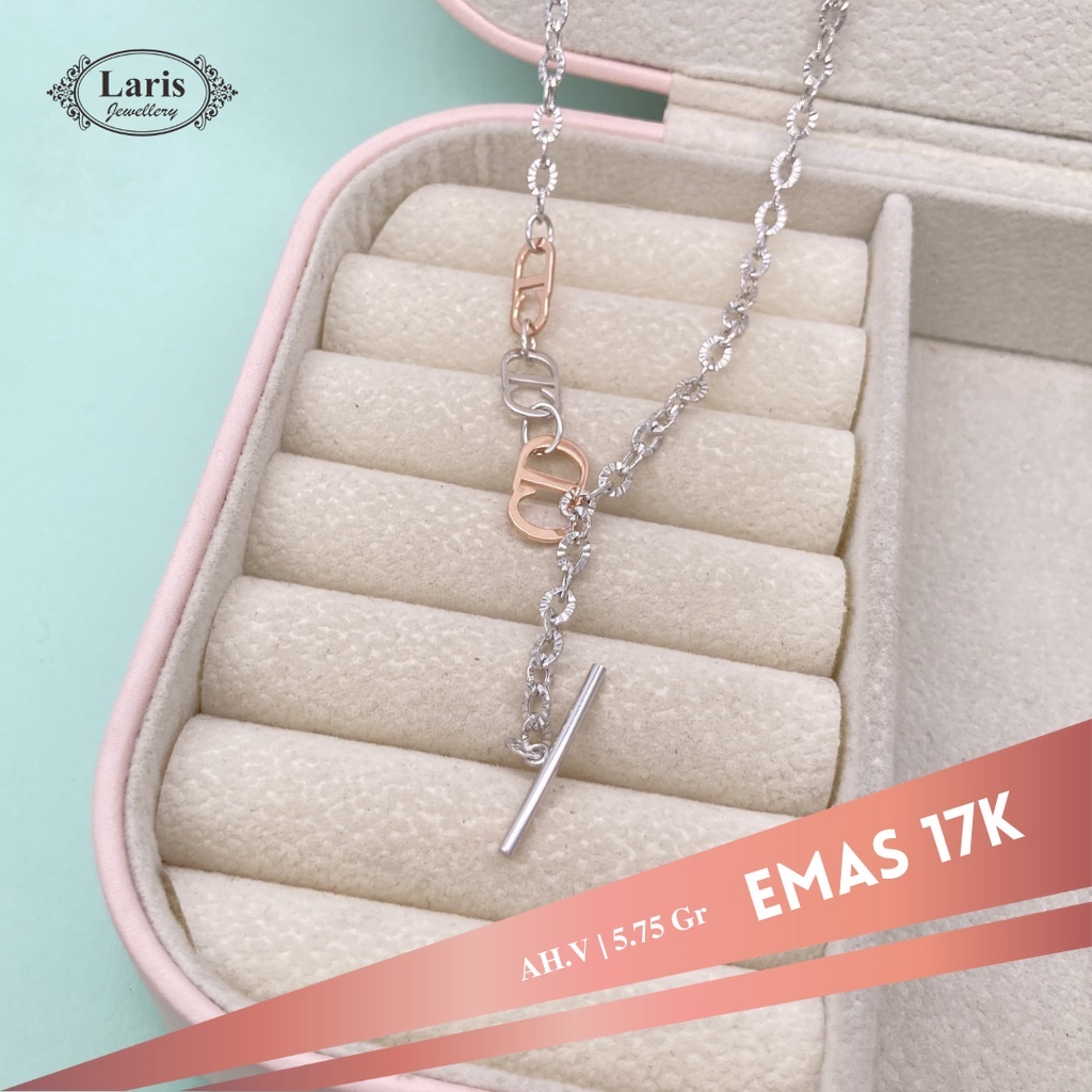 Kalung Emas Kombinasi Model CD 17k