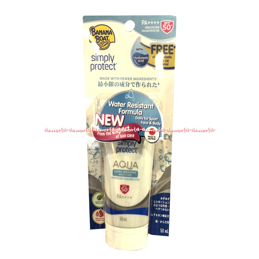 Banana Boat Simply Protect Aqua SPF 50 Krim Sunblock