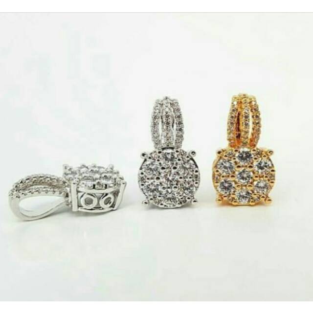 kalung liontin bulat