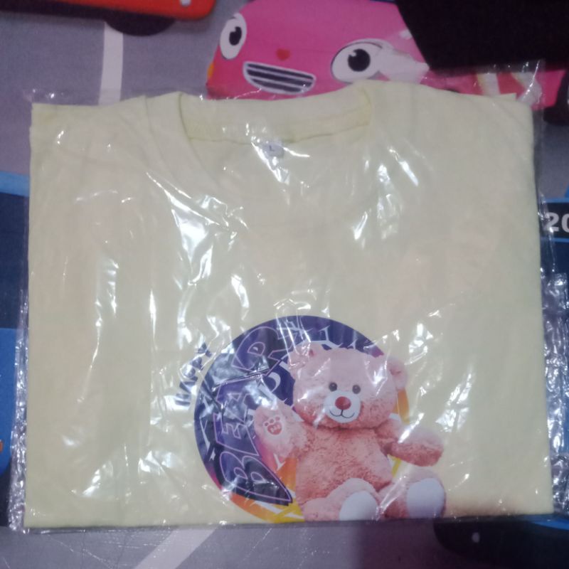 Kaos anak Happy bear cream