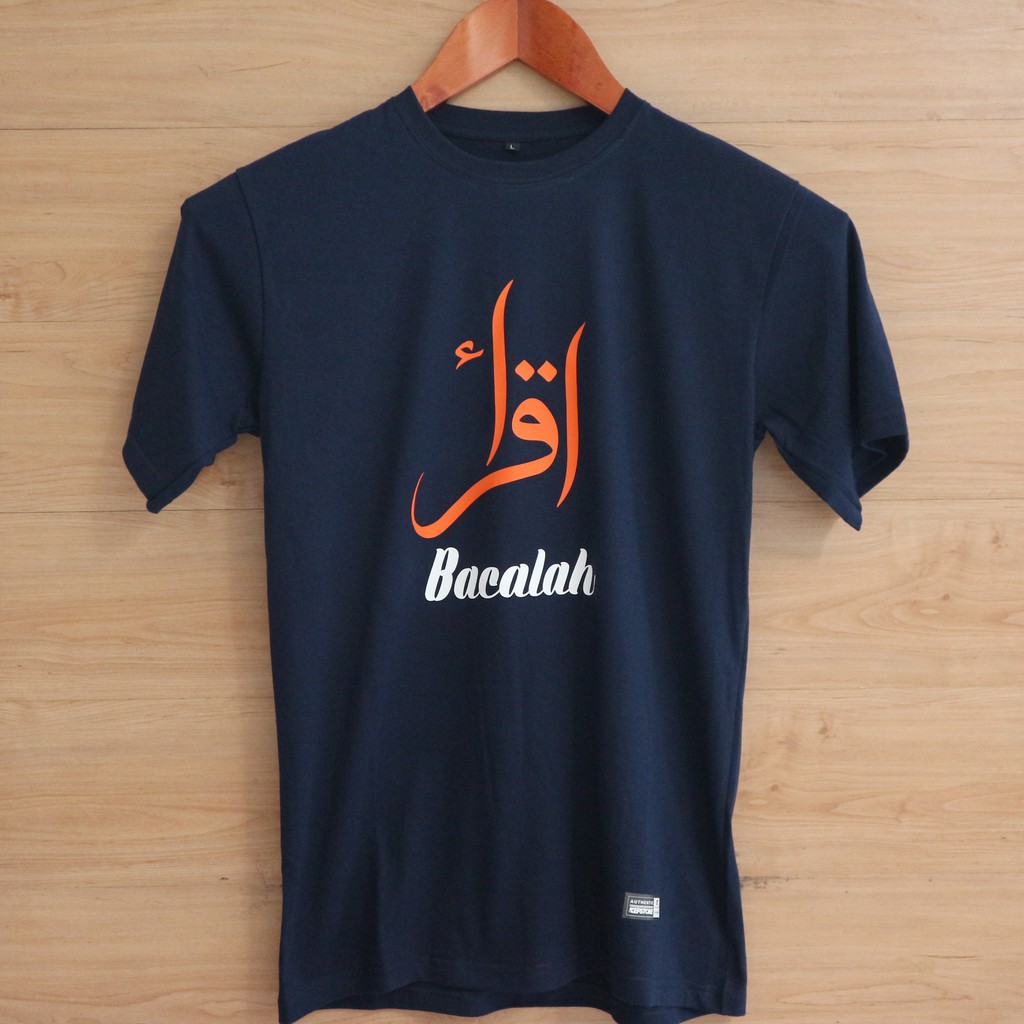 Kaos custom Iqra Bacalah