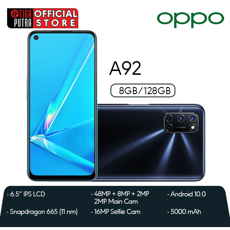 OPPO A92 RAM 8GB INTERNAL 128GB GARANSI RESMI OPPO