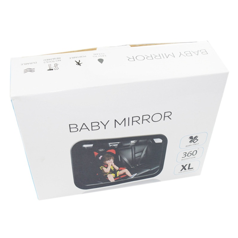 Mary Kaca Spion Bayi / Anak Laki-Laki / Perempuan Rotasi 360 ° Adjustable Untuk Car Seat