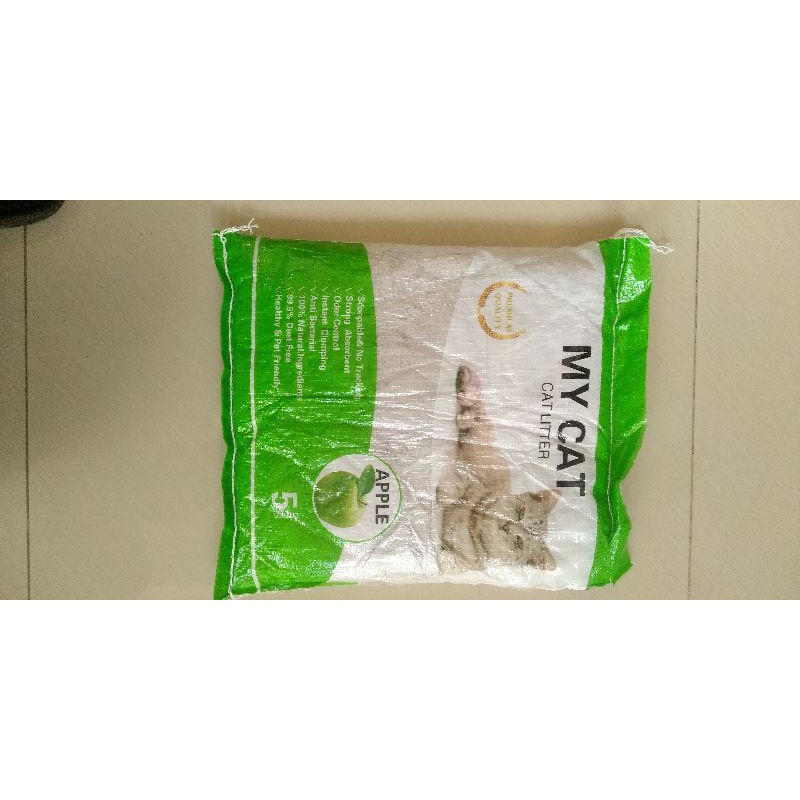 Pasir Gumpal MY CAT 5ltr / Pasir gumpal kucing / pasir wangi kucing