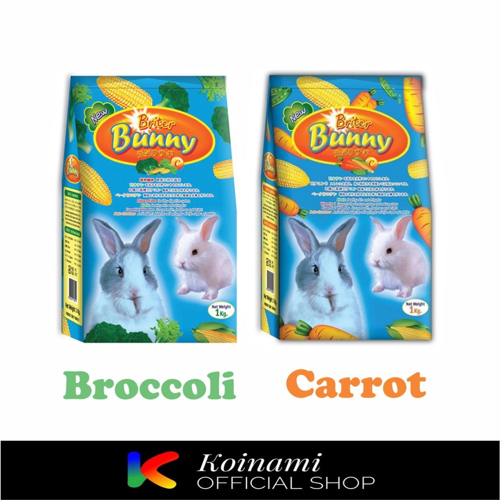 Makanan kelinci / briter bunny 1kg / pakan / britter / RABBIT FOOD