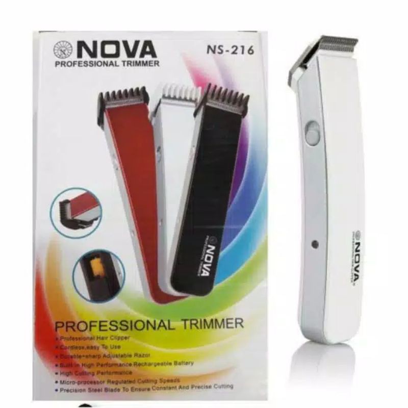 Cukur Nova NS216 Alat Cukur Jenggot / Hair Clipper Rambut Hair Trimmer NOVA NS-216 sy24 S1