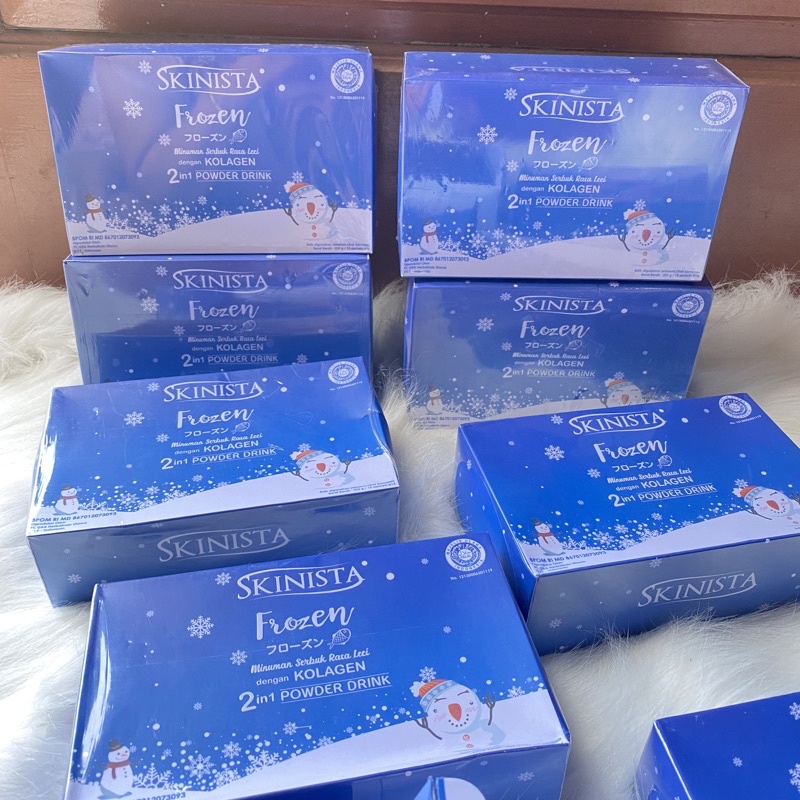 [BPOM] FULL BOX FROZEN COLLAGEN DRINK SKINISTA 2in1 ORIGINAL