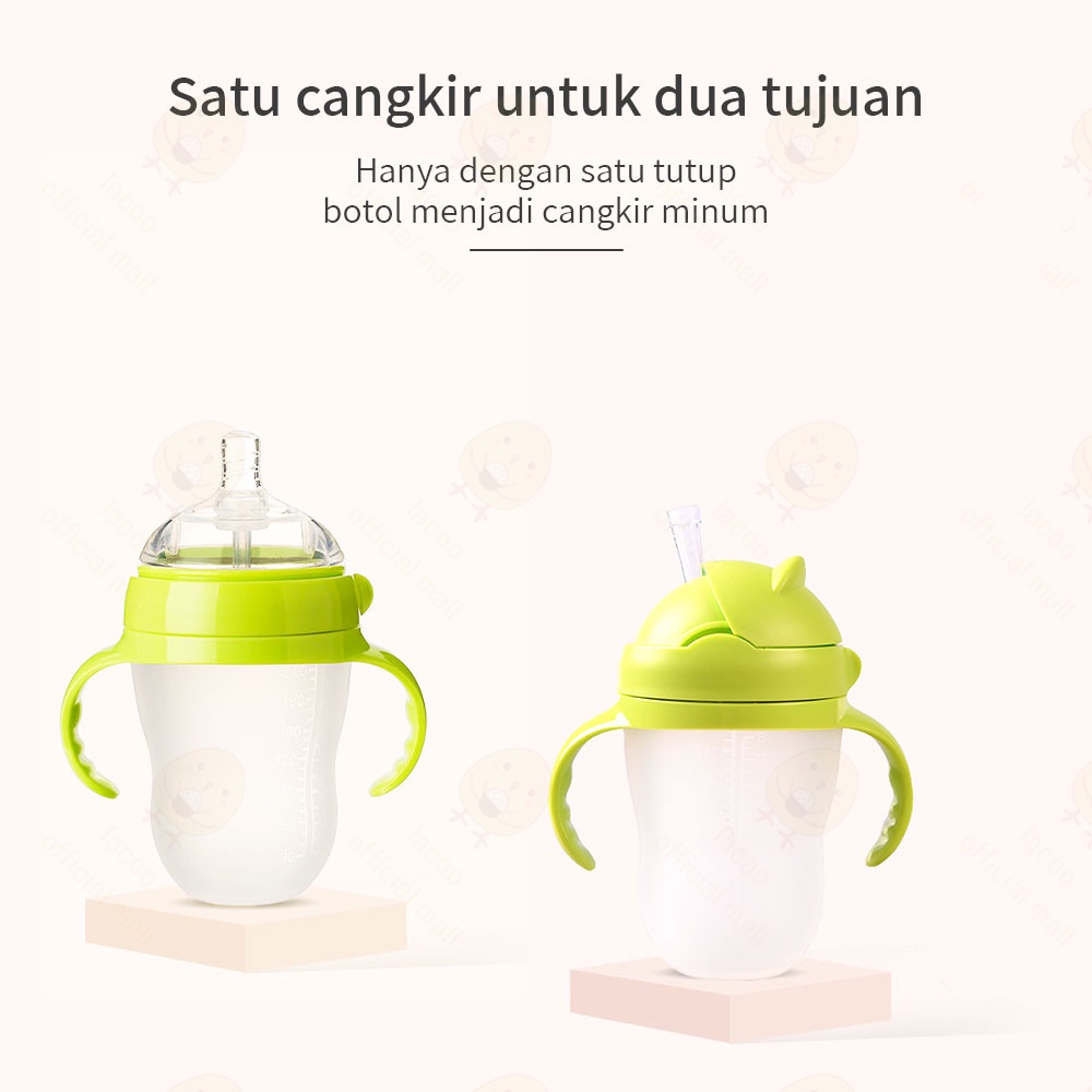 Lacoo PIKO BELLO penutup Sedotan dengan sedotan sippy cup cover