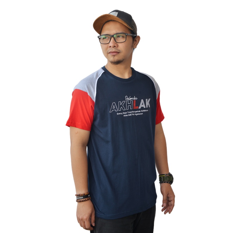 KAOS DAKWAH ALZARA / KAOS DAKWAH PRIA / BAJU KAOS DAKWAH ISLAMI-AKHLAK01