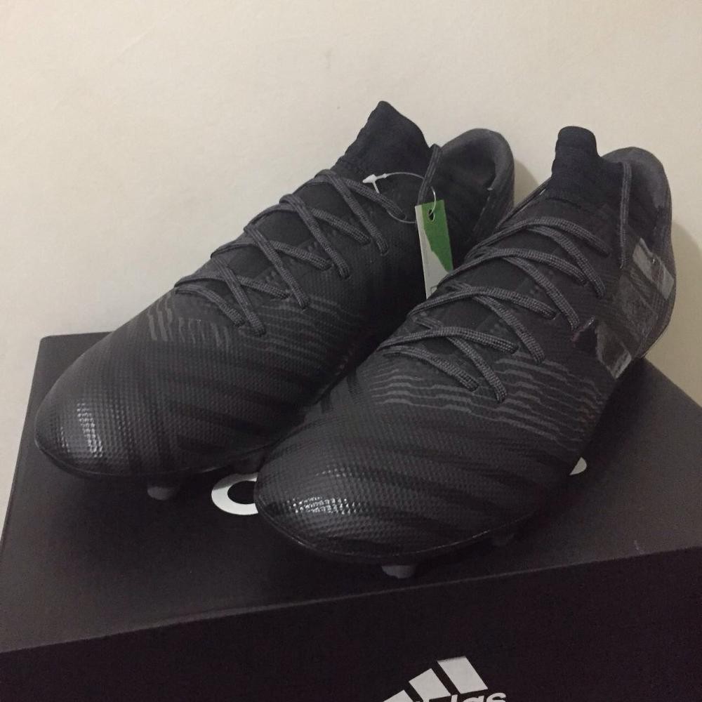 Sepatu Bola Adidas Nemeziz 17 3 FG Core Black S80600 Original BNIB Baru