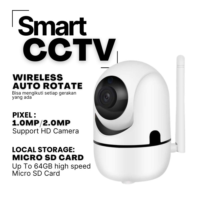 Smart cctv wifi cctv wireless ip camera v380 360 kamera cctv baby monitoring + 16GB kamera CCTV