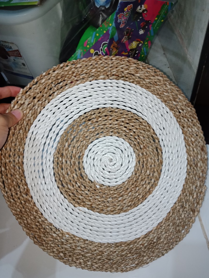 Placemate Anyam Seagrass Kode E / Walldecor Anyaman / Alas Piring