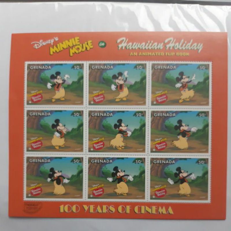 

Perangko Disney Grenada Hawaian Holiday sheet 9 prangko