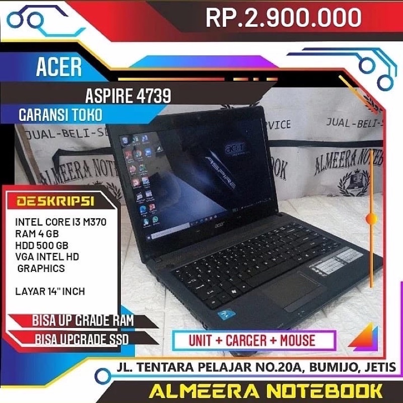 laptop acer core i3 cocok buat zoom desain grafis corel wfh daring