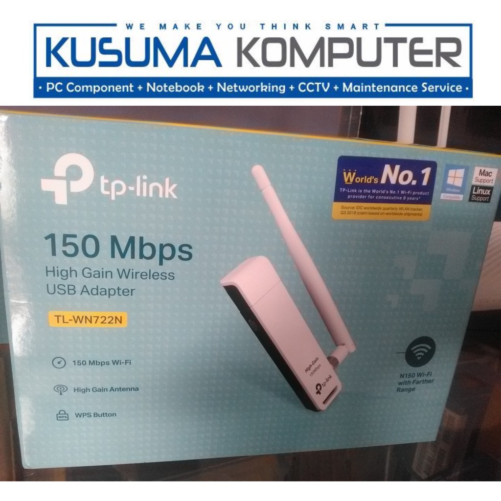 Tp Link TL WN722N 150Mbps Wireless USB Adapter