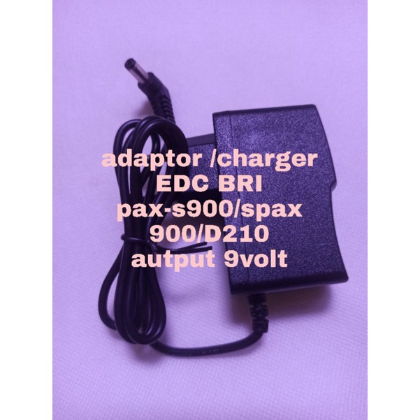 adaptor edc bri link, adaptor edc mandiri, adaptor edc multifungsi output 9v-2A