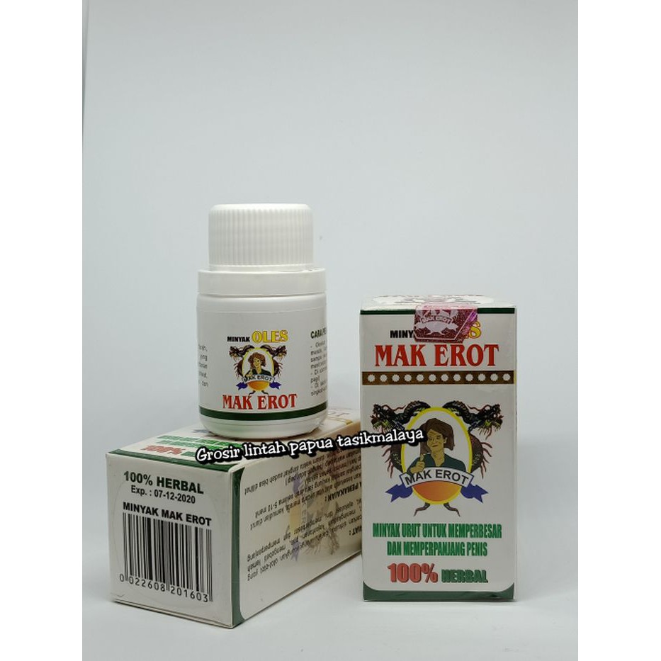 Minyak Mak Erot Original Herbal / Minyak Urut Mak Erot Original Untuk MR P Tambah Panjang dan Besar
