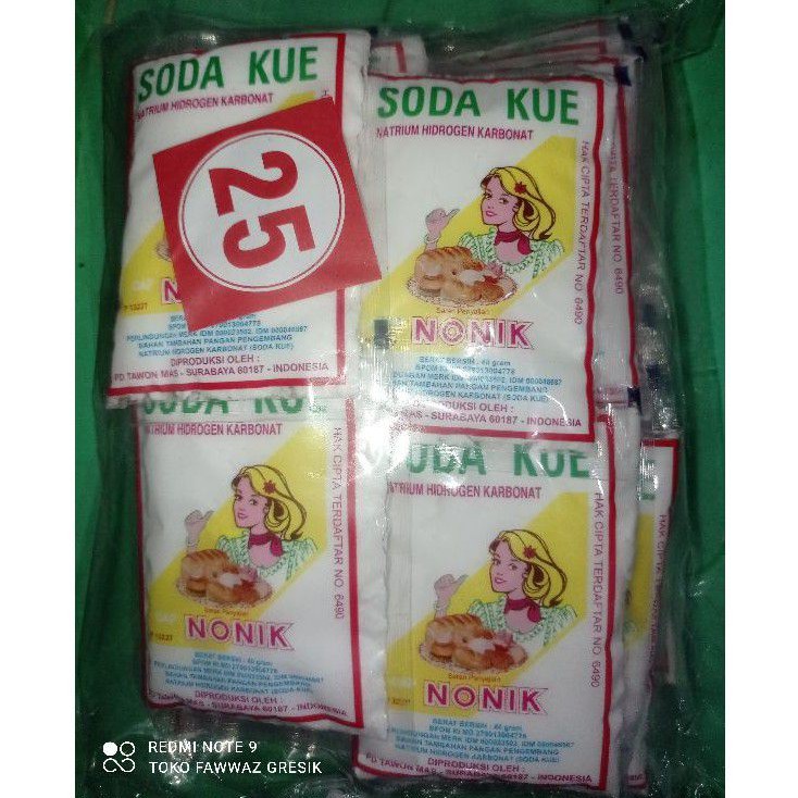 Soda Kue Nonik 40gr / Soda Nonik 40 gr ( NATRIUM BIKARBONAT)