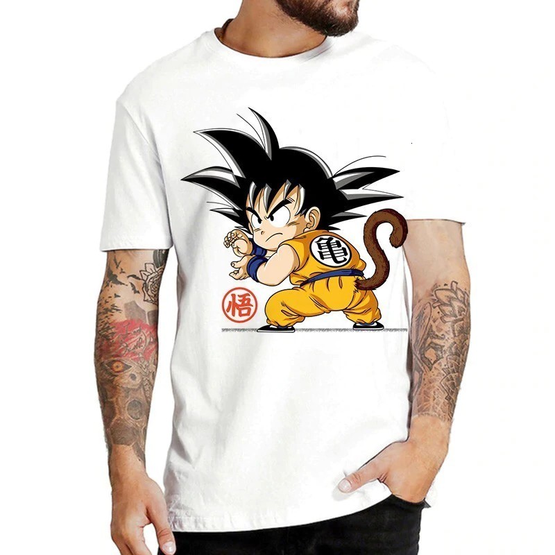 Dragon Ball T Shirt Super Saiyan Dragonball Z Dbz Son Goku Tshirt Japan Vegeta Anime T Shirt Men Tops Tee Shirt Dropship Shopee Indonesia