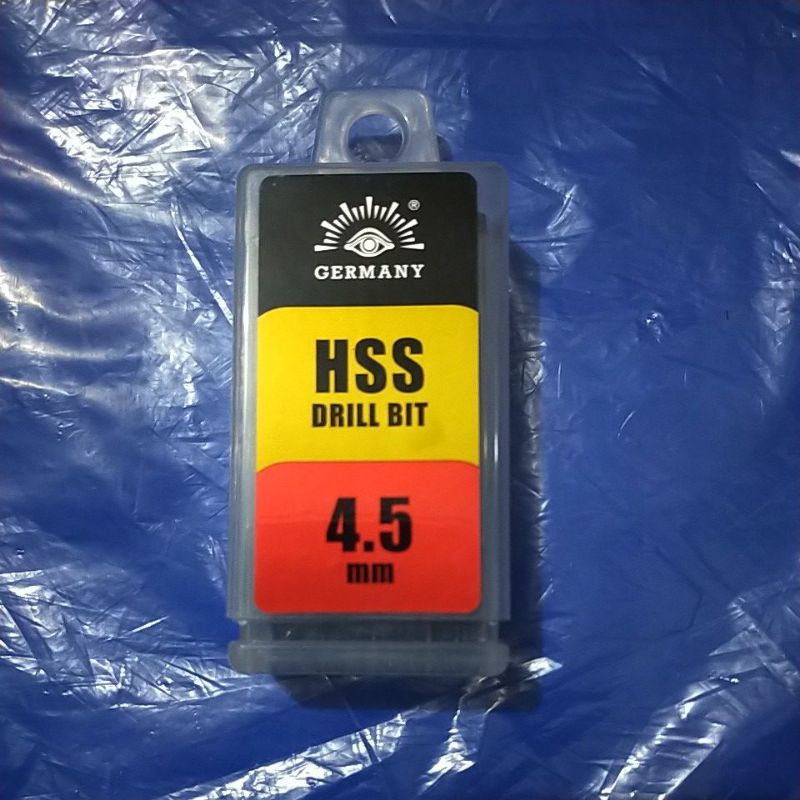 mata bor besi 4,5mm HSS Tjap Mata