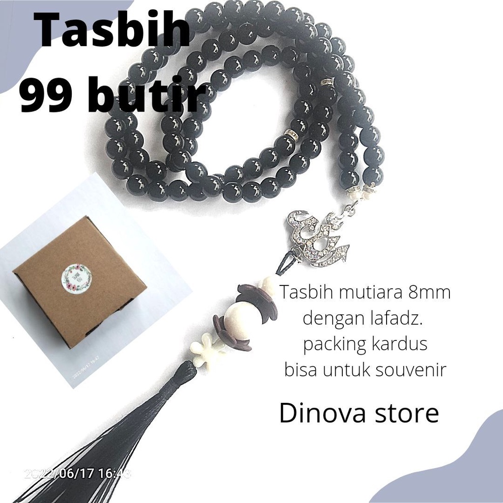 TASBIH 99 BUTIR/TASBIH MUTIARA LAFADZ