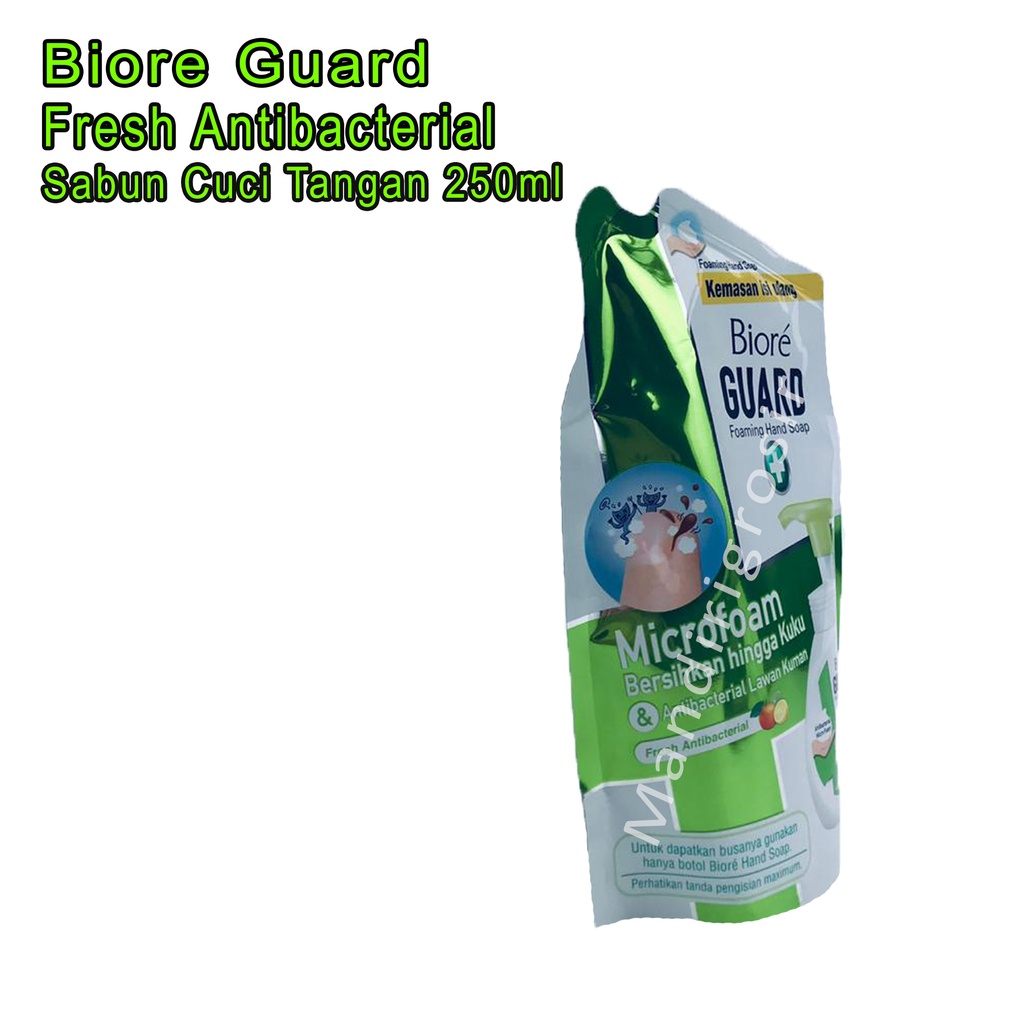 Sabun Cuci Tangan *Biore Guard * Fresh Antibacterial * 250ml