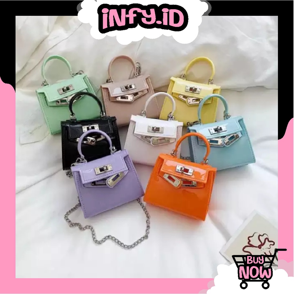 INFY - TAS MINI JELLY FASHION IMPORT SELEMPANG WD013