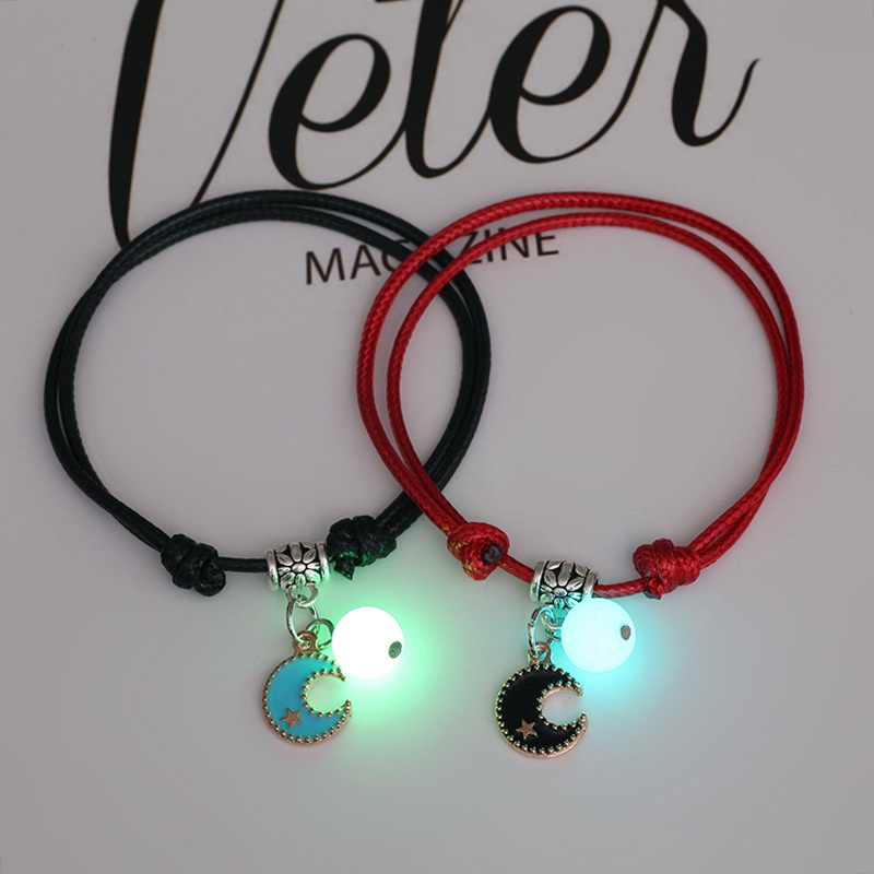 2pcs Gelang Luminous Untuk Pria Dan Wanita