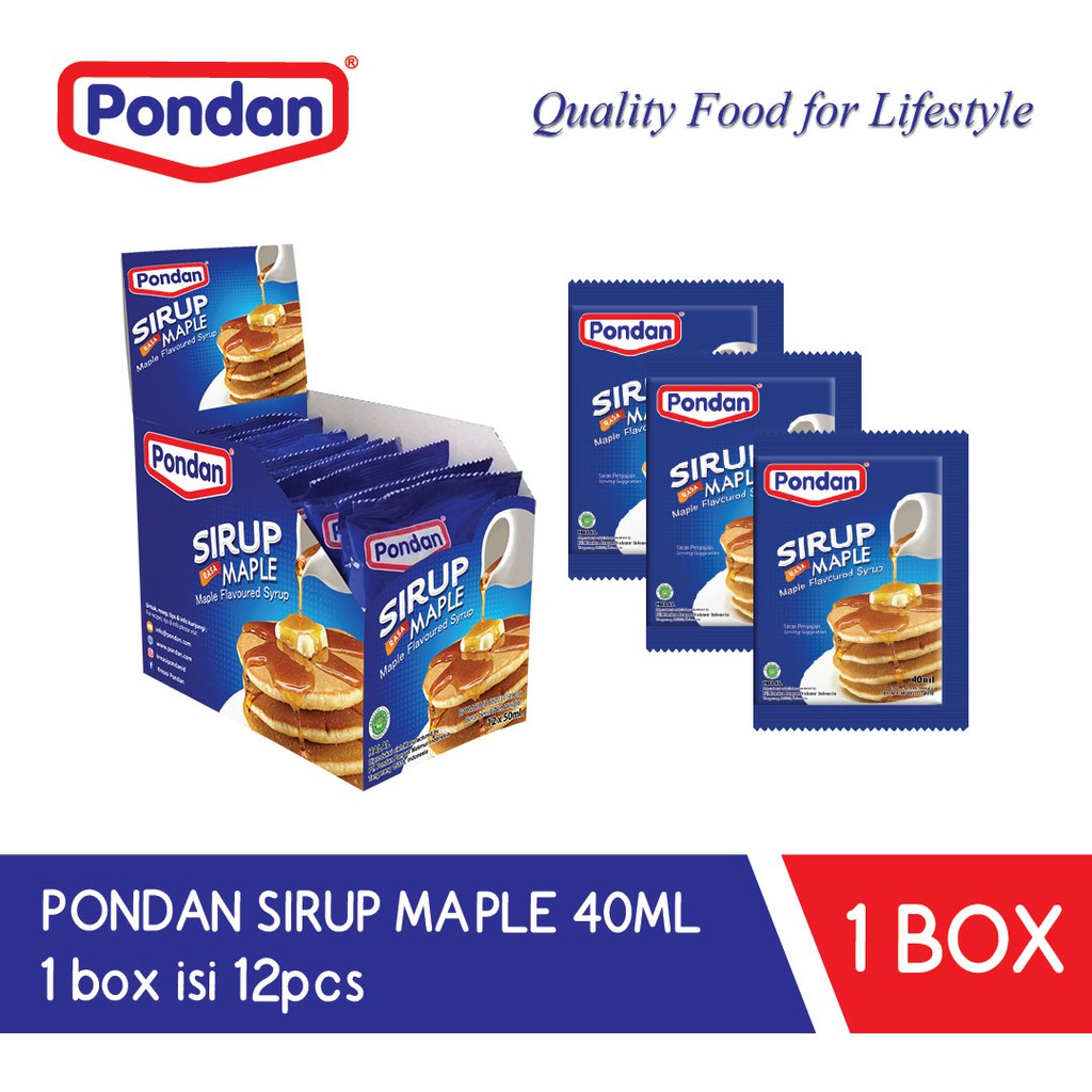 

Pondan Sirup Maple 40ml (ISI 12PCS)