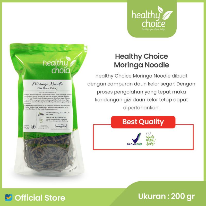 

HEALTHY CHOICE MORINGA NOODLE 200GR