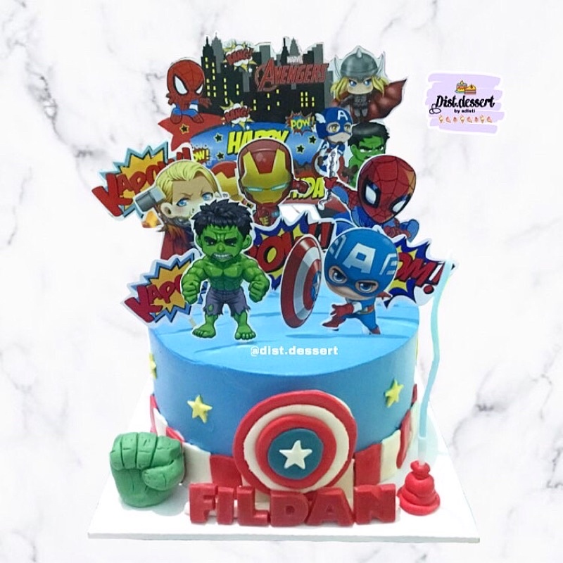 

avengers cake