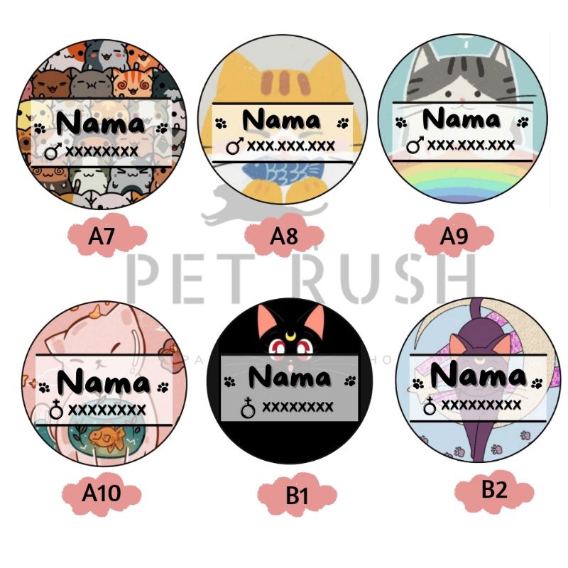 [PART 1] GANTUNGAN NAMA KALUNG/ NAMA KUCING /ANJING | LIONTIN KUCING KOSTUM | LIONTIN KALUNG NAMA KUCING COSTUME