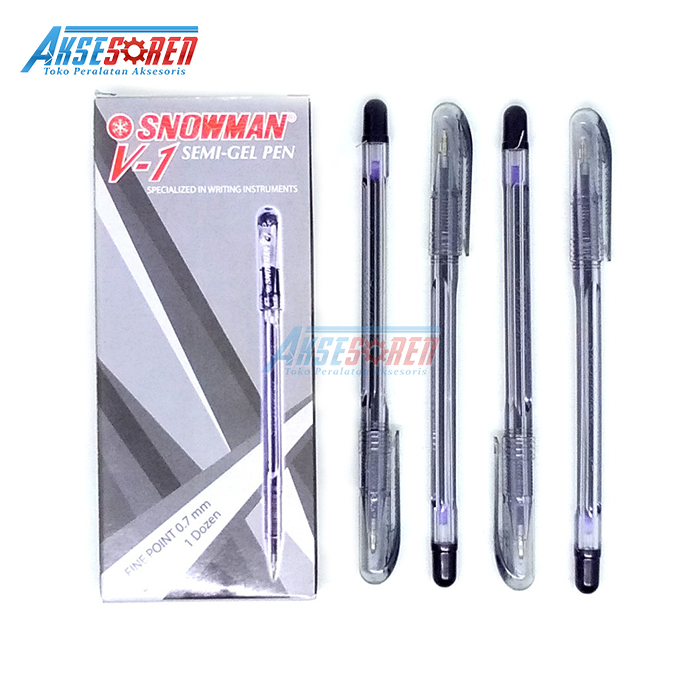 

Nokida Pulpen Snowman V-1/12 pcs / Ballpoint Pena Pen 0.7 mm/1 Pack