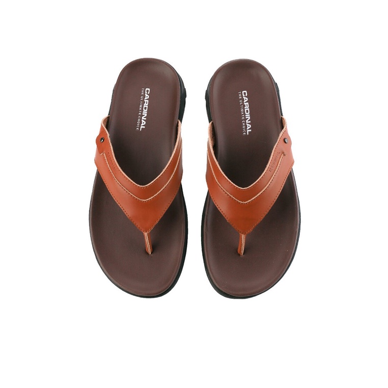 SANDAL JEPIT PRIA CARDINAL ORIGINAL CASUAL TERBARU COKLAT CA03