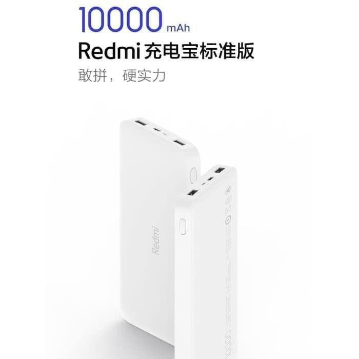 POWER BANK REDMI XIAOMI 10000MAH ORIGINAL POWERBANK 2 USB FAST CHARGER