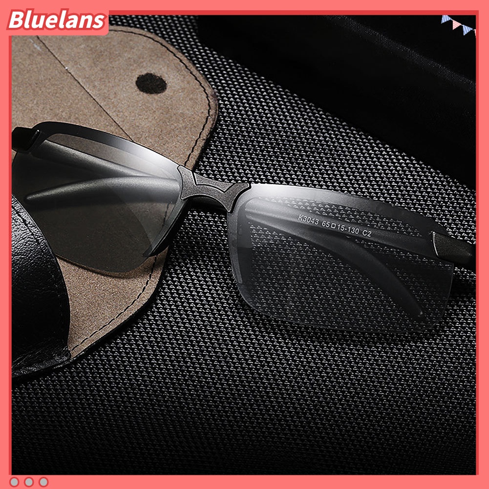 Bluelans Photochromic Polarized Lenses Outdoor Travel Fishing Anti-UV Men Sunglasses