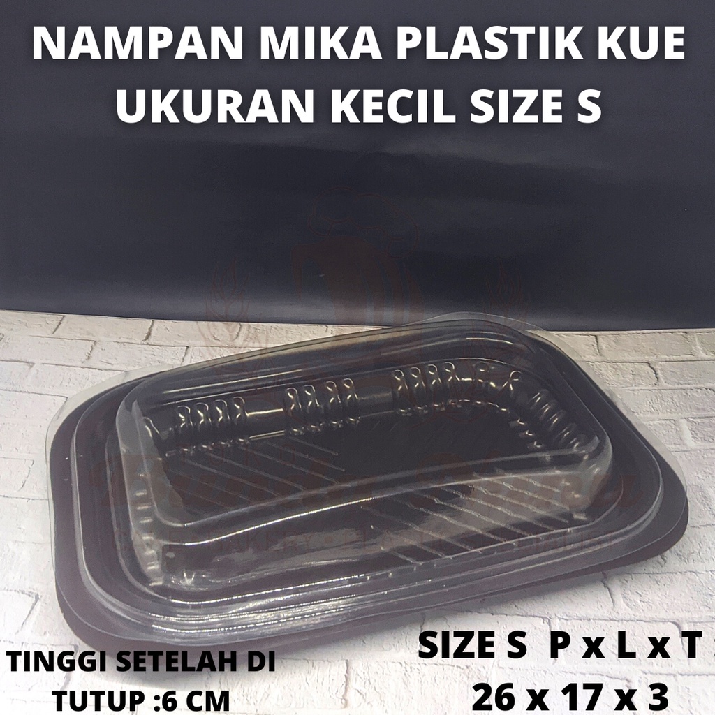 Mika Nampan Plastik/ Mika Hantaran Mika Tray + Tutup Ukuran S , M , L