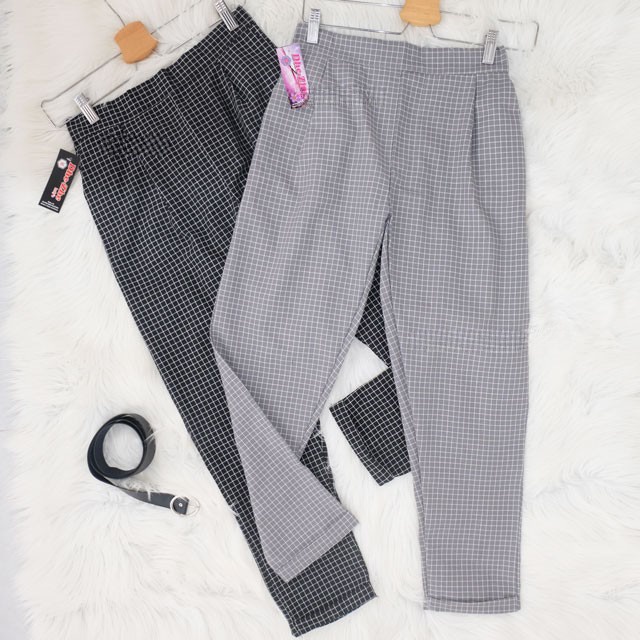 PANTS STRIPE STRADIVARIUS/TARTAN PANT BEST SEELERT / CELANA OXFORD PREMIUM