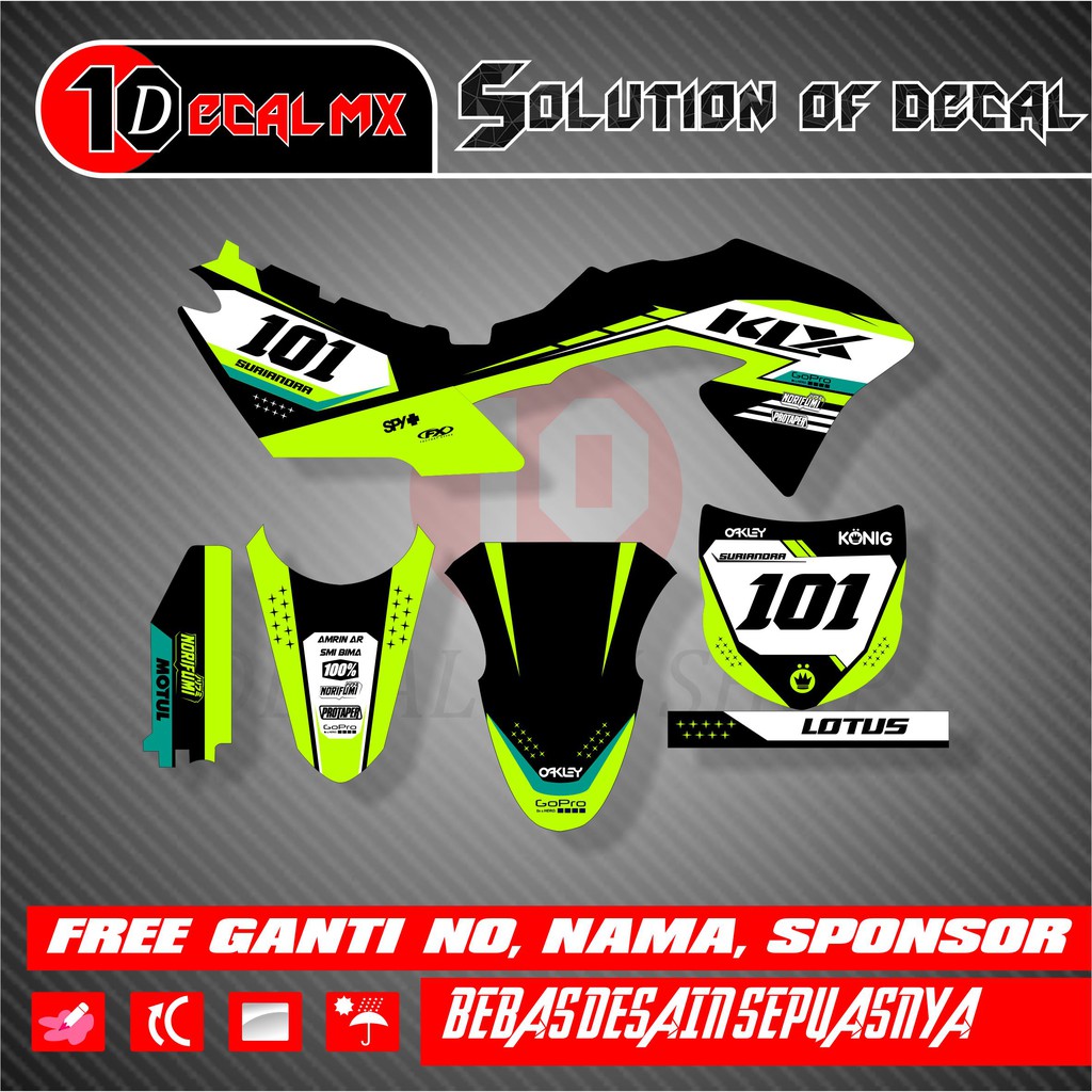 Decal Sticker Klx Bf Stabilo