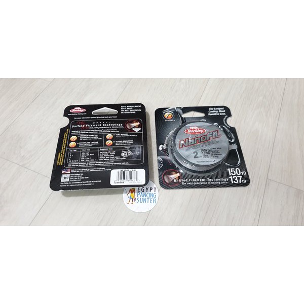 Spesial SENAR BERKLEY NANOFIL 2LB WARNA CLEAR MIST 150YD  SAP 1239098 Diskon