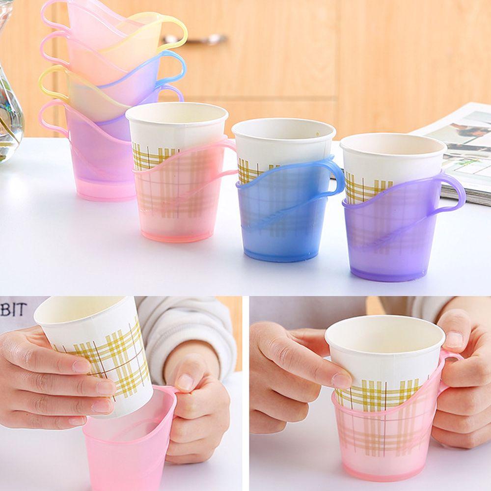 Top 10Pcs Cup Holder Lengan Mug Penebalan Kreatif Bermanfaat