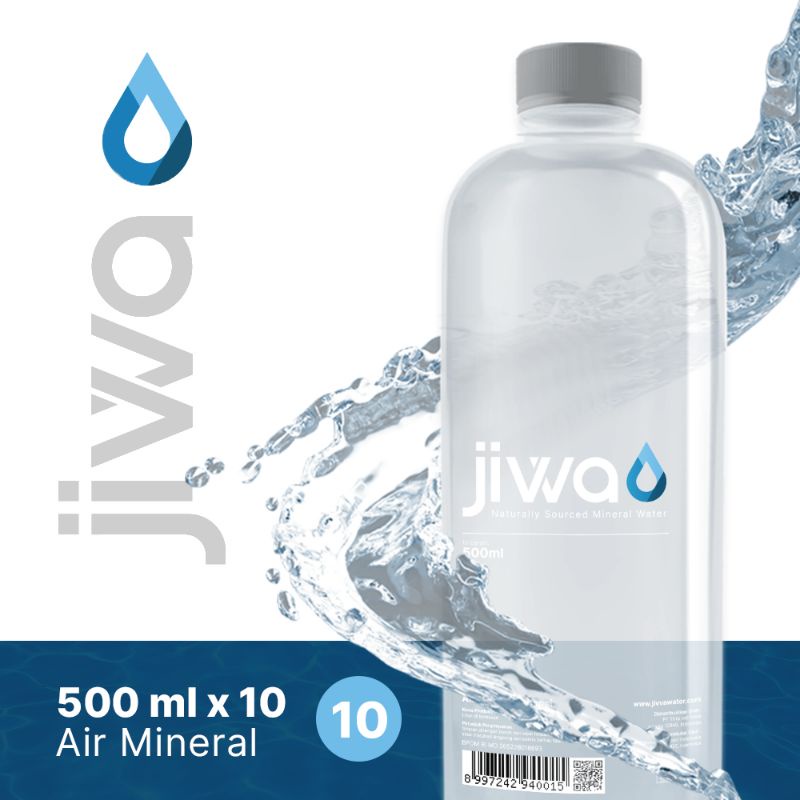 

Jivva Water 500 ml x 10 botol