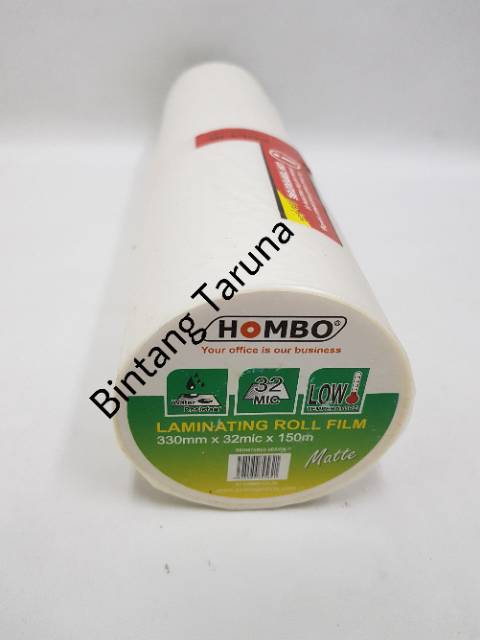 Plastik Roll Laminating Matte Hombo 32 mikron Plastik Laminating A3