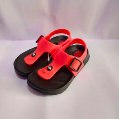 DX-213D-GN Sandal Karet Jepit Anak Tali Belakang Merek Dulux Size 24-29