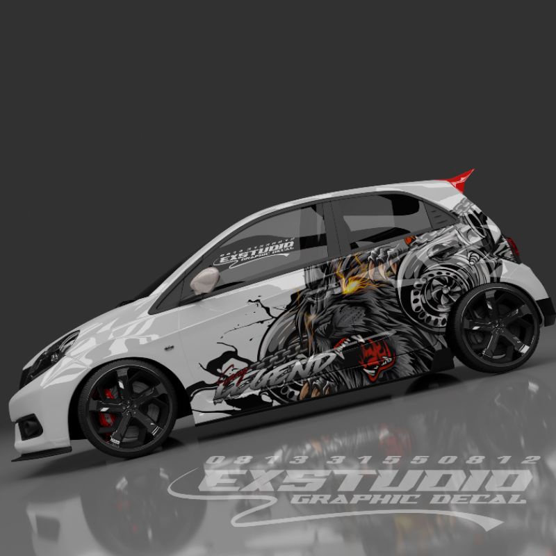 custom decal brio set kanan kiri