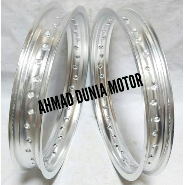 Velg ring tapak lebar size 215 185 ring 17 hol 36 merk rossi alloy rims sepasang.