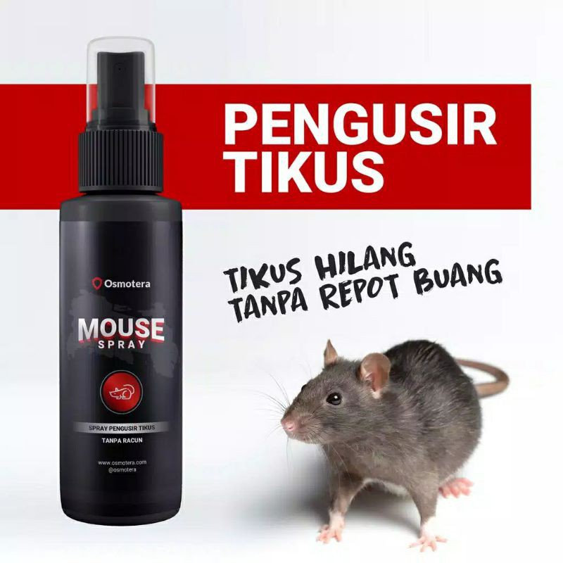 Promo 7.7 Osmotera Mouse Spray Pengusir Tikus Tanpa Racun